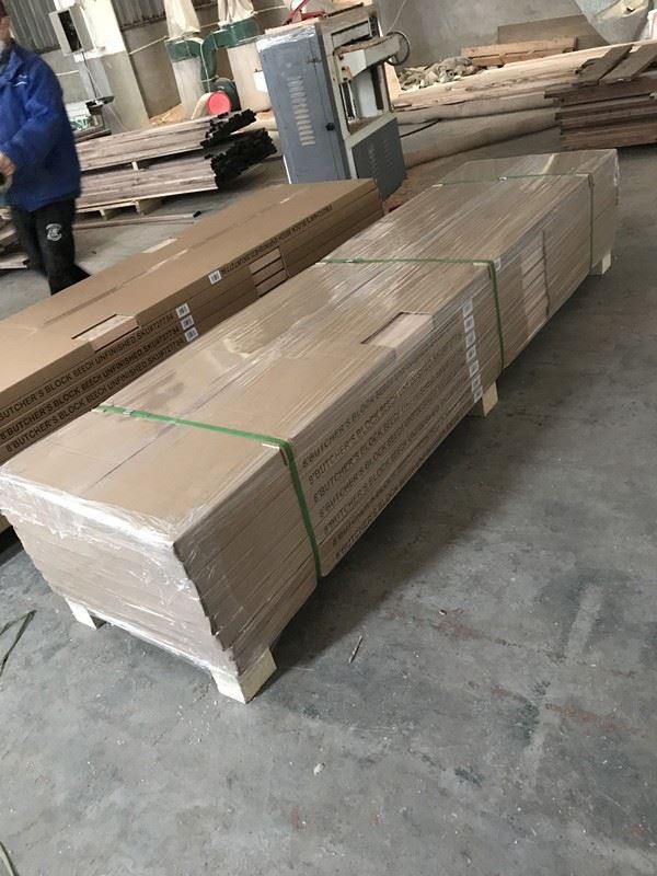 Solid Rubber Wood Butcher Block Worktop