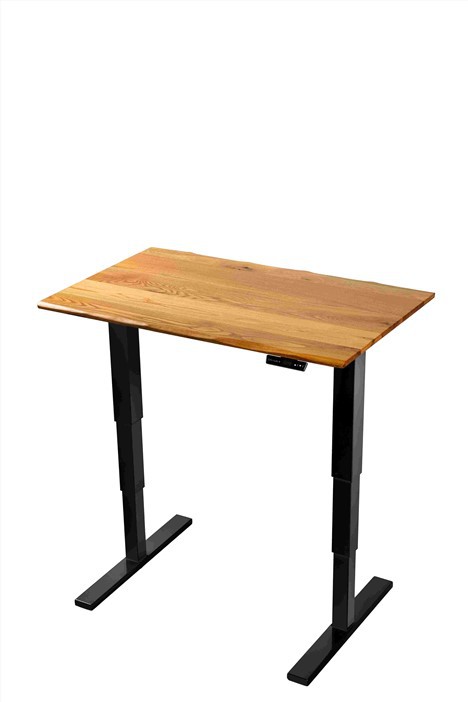 Oak Solid Wood Electric Lift Desk