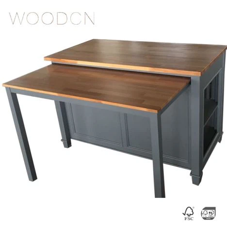 Rubber Wood Butcher Blcok Cabinet Top