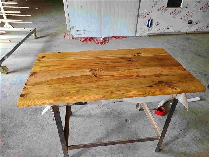 Solid Pine Wood Live Edge Desktop